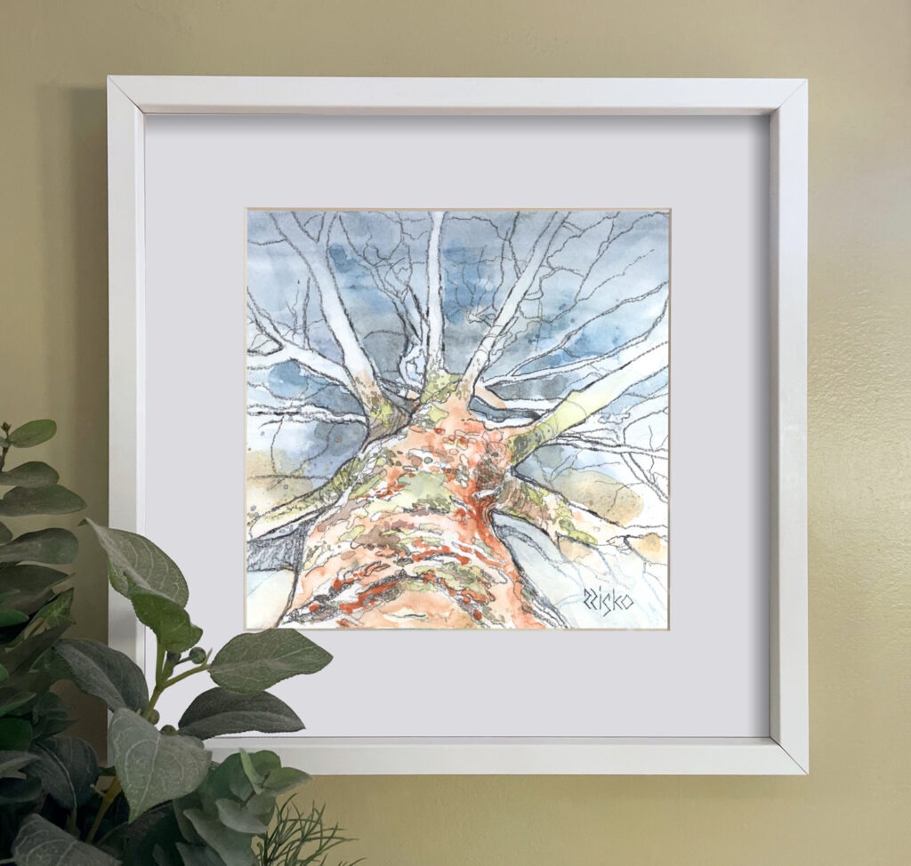 Looking Up / Winter Framed - The Artworks of RUSSELL RISKO.